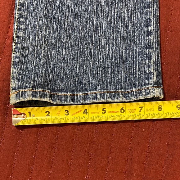 Baby Phat Women’s Blue Wash Denim Bootcut Jeans Size Junior 13 - Picture 9 of 16